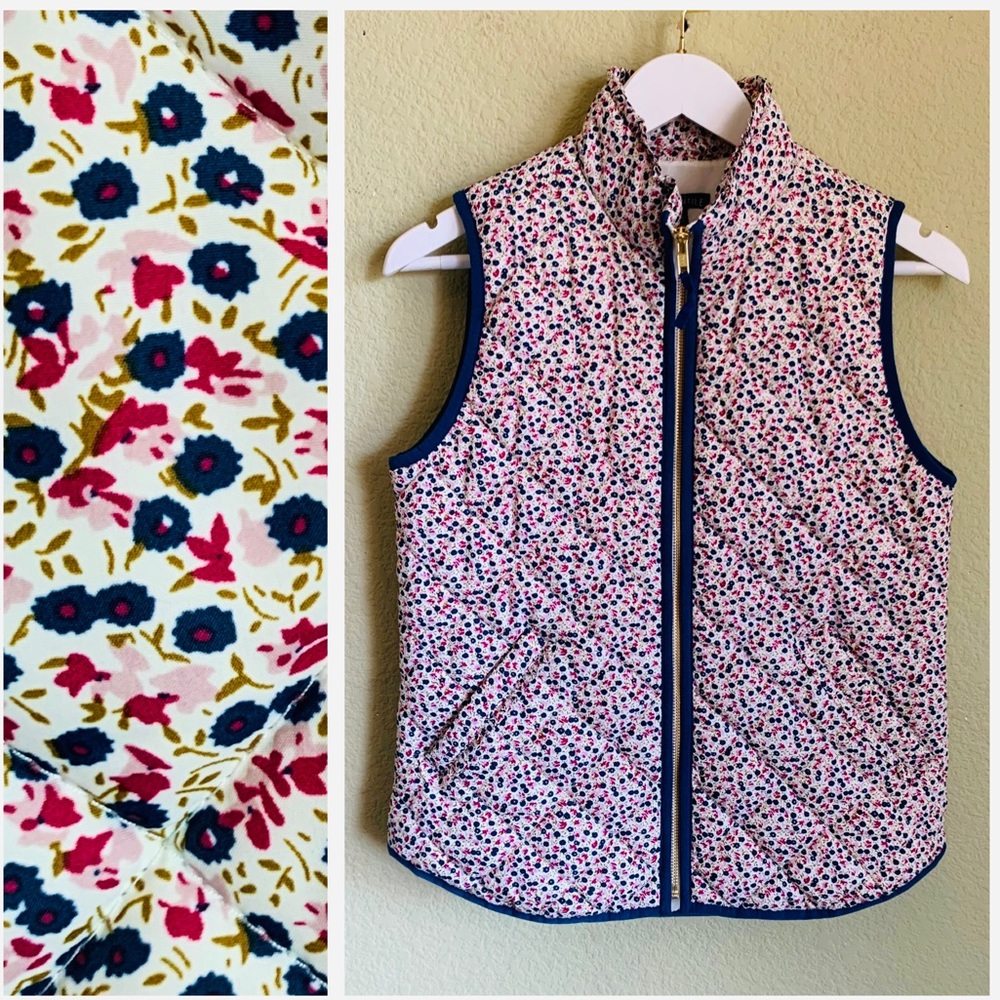 NWOT J.Crew Quilted Puffer Vest - Picture 1 of 8